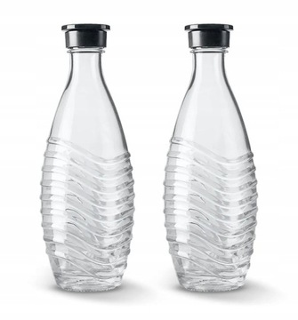 СТЕКЛЯННАЯ БУТЫЛКА ДЛЯ СОДОВОЙ 2 ШТ. ГРАФИН ОБЪЕМОМ 0,6 Л ПОДХОДИТ ТОЛЬКО ДЛЯ КРИСТАЛЛИЧЕСКОГО САТУРАТОРА