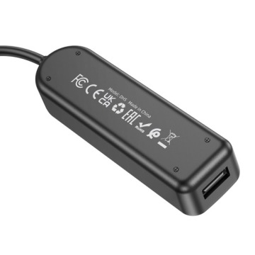 Borofone 4in 1 Адаптер-концентратор 4x Разветвитель USB 3.0 с кабелем 0,2 м