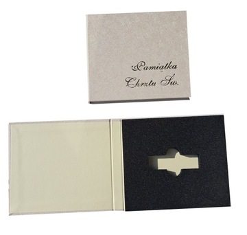 CHRZEST - ETUI NA PENDRIVE - CZARNA PIANKA W ŚRODKU