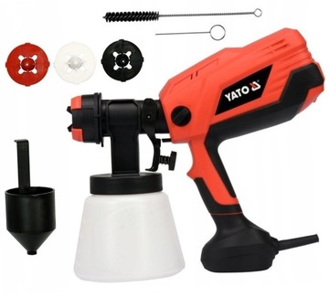 ПИСТОЛЕТ ДЛЯ ПОКРАСКИ YATO 600ВТ РАСХОД 1Л/МИН YT-82553