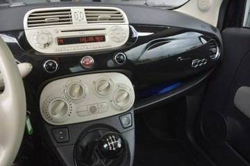 Fiat 500 II Seria 1 1.2 69KM 2014 Fiat 500 1.2 Benzyna klimatyzacja panorama gwar, zdjęcie 16