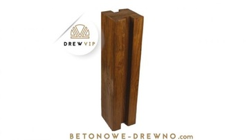 Drewno betonowe modern - słupek przedłużający 90