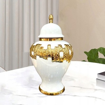 Фарфоровая банка для имбиря Керамическая ваза для цветов Держатель для растений Нежный универсальный M