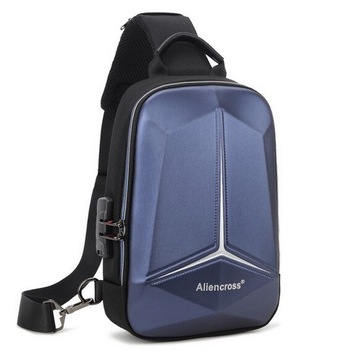 Plecak Torba Aliencross USB Gamingowy Niebieski