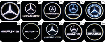 Светодиодный проектор с логотипом Mercedes Vine S Class W222