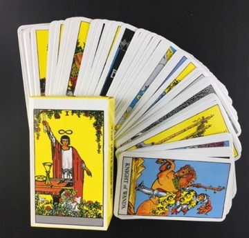 НАБОР КЛАССИЧЕСКИХ КАРТ ТАРО THE Rider TAROT, 78 ЧАСТЕЙ КАРТЫ ГАДАНИЯ