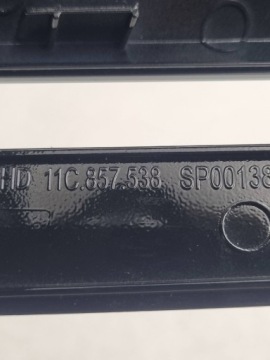 11C857538, Gehäuse Blende Abdeckung außenspiegel VW ID.4 ID.5 KOD LAK 041 schwarzer STR rechts 11C857538 | thumb 1