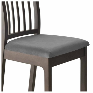 Крышка для стула сиденья велюр черный