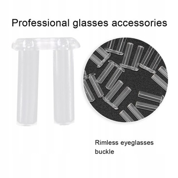Пластиковая крышка с пряжкой для очков без оправы