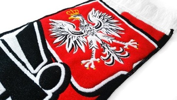 Шарф ПОЛЬША Мы с тобой БЕЛЫЙ КРАСНЫЙ Орел