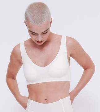 Biustonosz formowany bezszwowy SLOGGI Zero Feel 2.0 Bralette TOP Gładki M