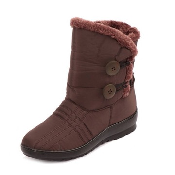 DAMSKIE ZIMOWE CIEPŁE BUTY OUTDOOROWE BUTY ŚNIEŻNE ROZ 35-44