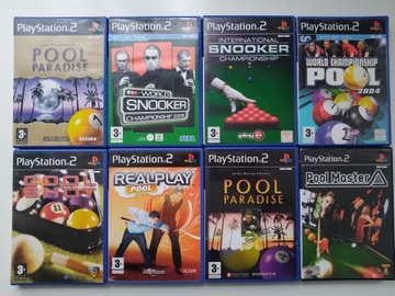 ZESTAW PS2 PAL ENG KOLEKCJA GRY PLAYSTATION 2 * 8 GIER
