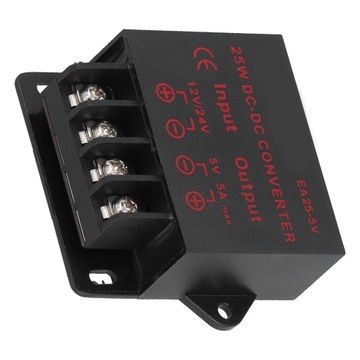 Przetwornik napięcia DC 12 V 24 V do 5 V 5A Moduł transformatora reduktora