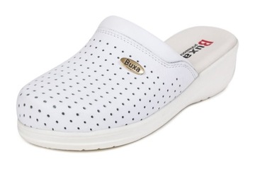 Obuwie Klapki Medyczne Buty Buxa MED11 biały 41