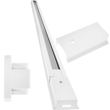 Комплект рельсов Рельсовая полоса 1 м + 2 лампы с отражателем GU10 LED