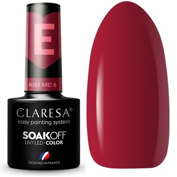 Claresa Lakier Hybrydowy do paznokci KISS ME 6