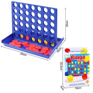 GRA LOGICZNA LINE UP DUŻA POŁĄCZ 4 CONNECT 4 BINGO DLA CAŁEJ RODZINY DZIECI