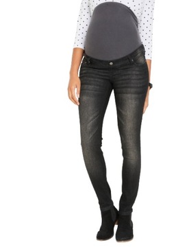 T93 Bonprix spodnie jeans ciążowe rurki 38 M