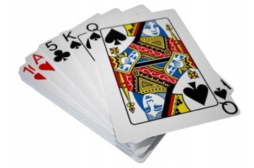 ИГРАЛЬНЫЕ КАРТЫ ПОКЕР НАБОР КАРТ РУММИ ТЫСЯЧА ПАСЬЯНС 54ШТ