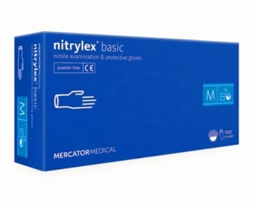 Rękawice Rękawiczki Nitrylowe Nitrylex basic M