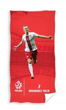 Ręcznik klubowy Milik PZPN8011 CARBOTEX 70x140