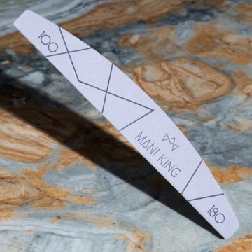 Пилочка для ногтей Manicure Crescent Boat 100/180 Mani King Set 25 шт.