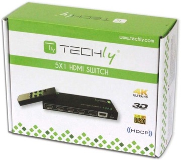 ПЕРЕКЛЮЧАТЕЛЬ HDMI 5/1 FullHD 1080p 4Kx2K с пультом дистанционного управления