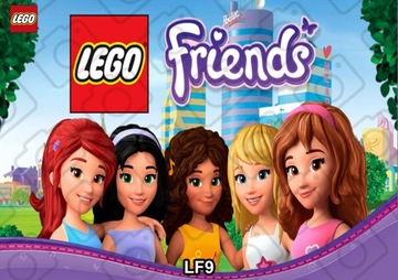 Вафельный торт LEGO FRIENDS Украшение на день рождения Сахарный принт А4