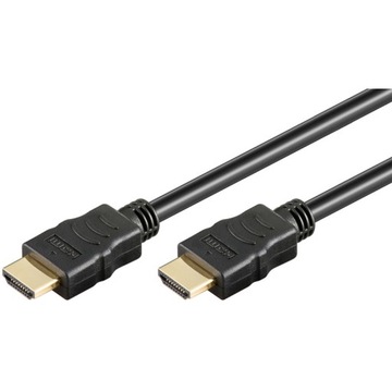 Kabel HDMI Goobay 1.4 pozłacany FULLHD 0,5m