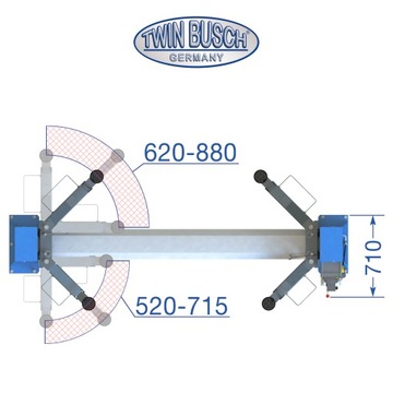 Двухколонный гаражный подъемник TW 242 GE Twin Busch