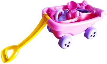 Коляска, коляска, тачка + формочки для малышей PL DZ