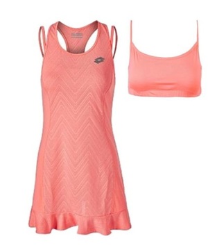 SUKIENKA LOTTO NIXIA IV DRESS WOMEN PINK NEO M