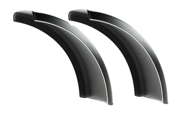 2x BŁOTNIK NADKOLE PARLOK 405x650mm ĆWIARTKA TIR