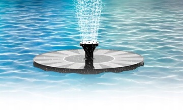 Солнечный садовый ФОНТАН, ПЛАВАЮЩИЕ НАСАДКИ, для бассейна или пруда