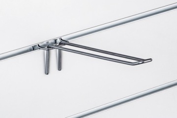 Двойной крючок для Spacewall, серебряная проволока, 20 см.