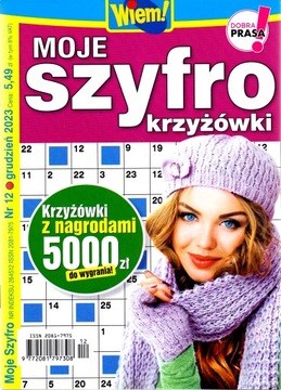 Moje Szyfrokrzyżówki Wiem! Nr 12/2023.