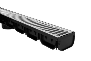 ЛИНЕЙНЫЙ ДРЕНАЖ Лоток пластик/оцинкованный h70