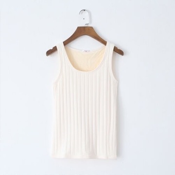 Kobiety Kobiety Zima Ciepła Bielizna Bez Rękawów