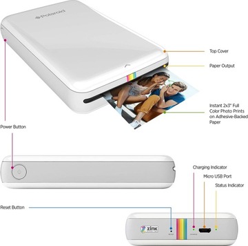 Портативный цифровой фотопринтер Polaroid ZIP