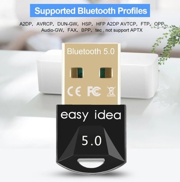 USB-адаптер Bluetooth v5.0, приемник BT 5.0