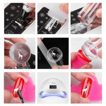 Силиконовый штамп для французского гибридного лака