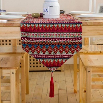 2. Коврик из хлопка с прочной бахромой.