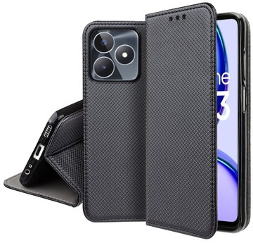 Etui do Realme C53 SMART MAGNET CASE + SZKŁO 9H