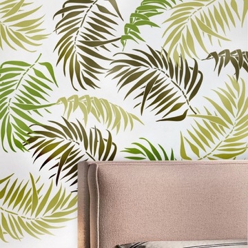 МНОГОРАЗОВЫЕ ШАБЛОНЫ ДЛЯ КАРТИН ПАЛЬМОВЫЕ ЛИСТЬЯ 3