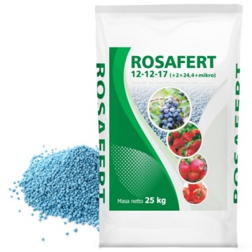 ROSAFERT УДОБРЕНИЕ 25 КГ NPK 12-12-17+ МИКРОНУТРИЕНТЫ БЕЗ ХЛОРИДА УНИВЕРСАЛЬНОЕ