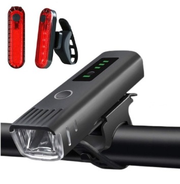 Led světlo na kolo Usb, senzor soumraku (E090)
