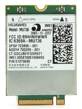 MODEM WWAN HUAWEI MU736 (6369A) DO LAPTOPÓW HP