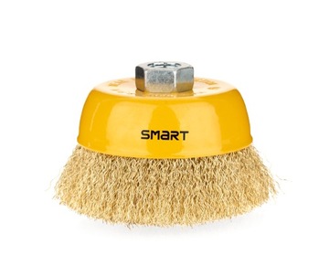 SZCZOTKA DRUCIANA GARNKOWA MOSIĄDZOWANA 100 MM M14