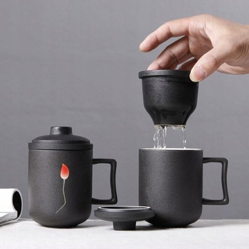 Кофейная кружка Чайная чашка с заварочным устройством